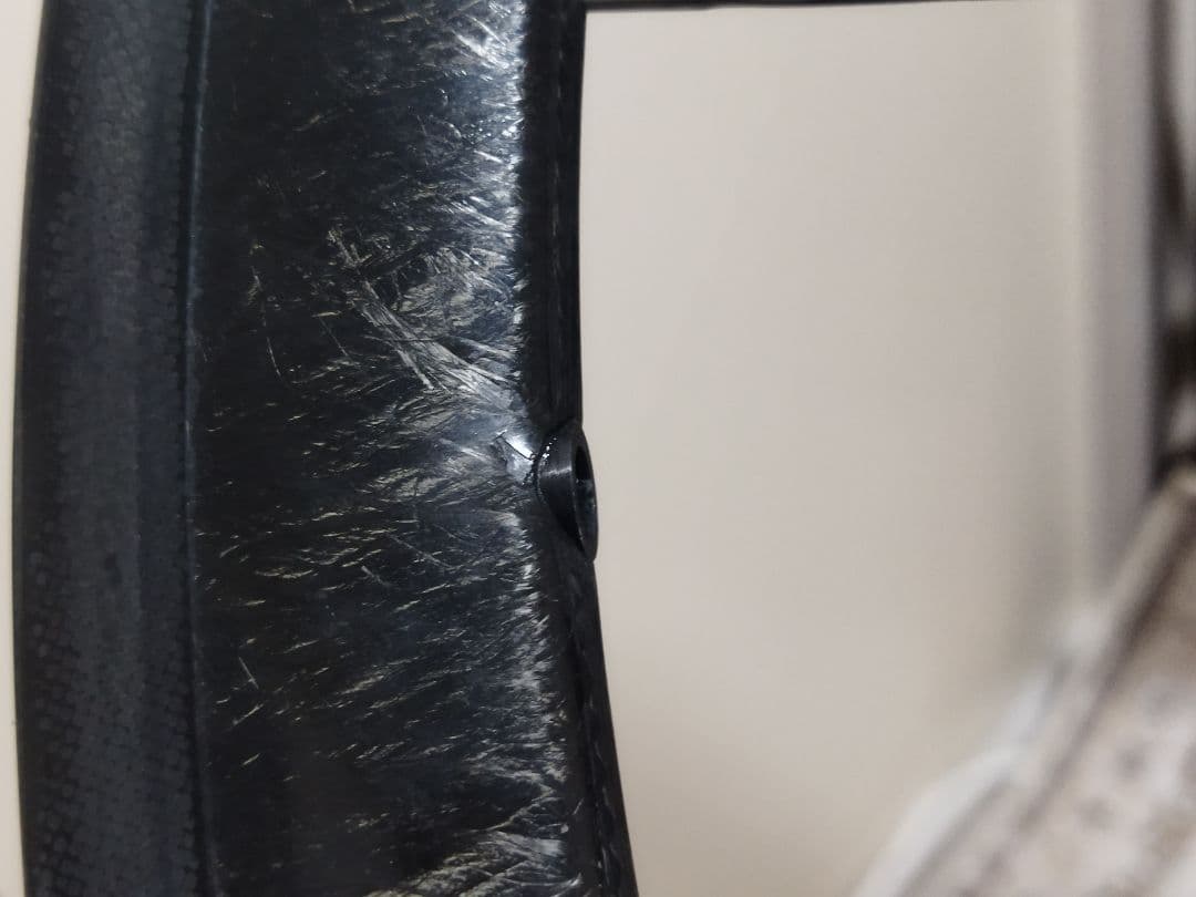 のむラボ2号　カーボンホイール　チューブラー　フロントリアセット