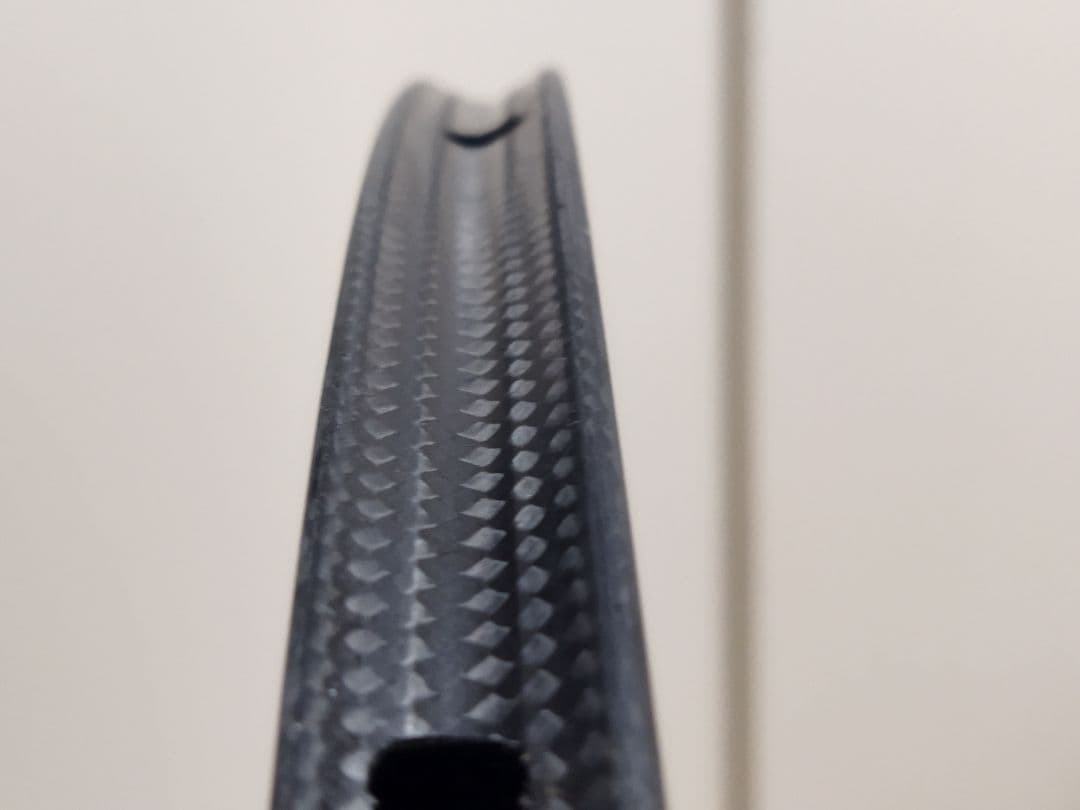 のむラボ2号　カーボンホイール　チューブラー　フロントリアセット