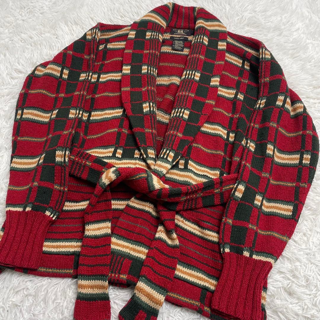 【初期】RRL RALPH LAUREN ネイティブ ガウン カーディガン L