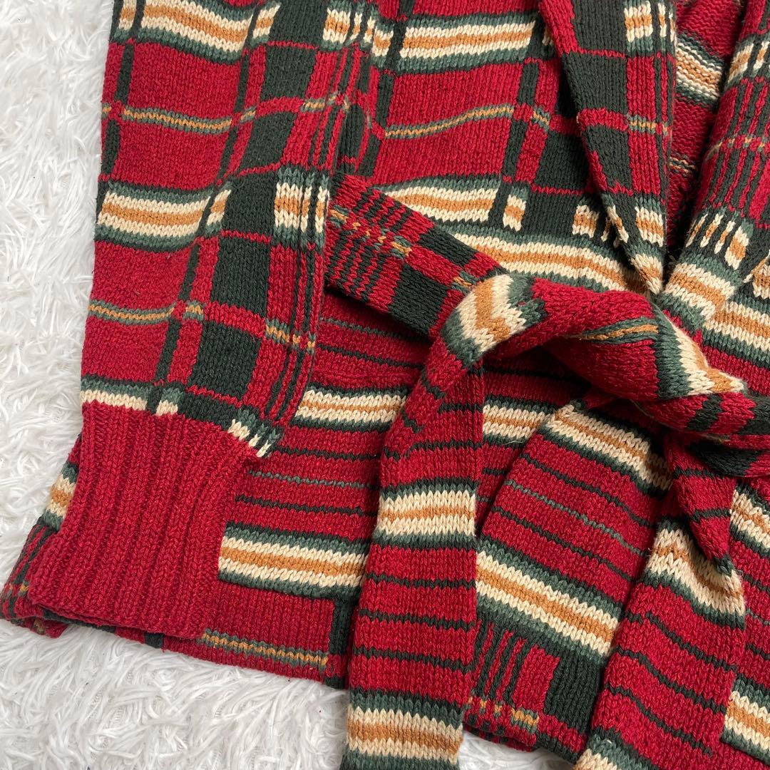 【初期】RRL RALPH LAUREN ネイティブ ガウン カーディガン L