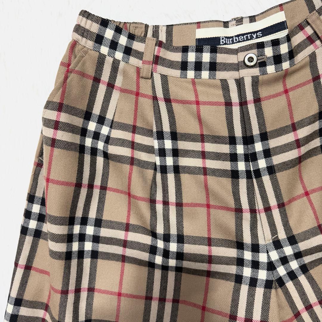 burberrys ノバチェック キュロット ハーフパンツ 撥水加工 キャメル