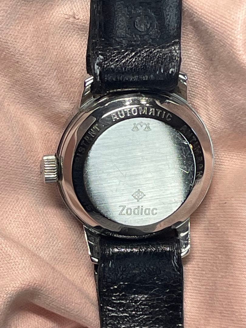 SWISS ZODIAC Automatic Date 正確稼働　新革ベルト　箱