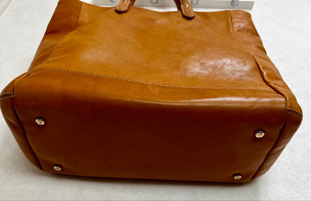 aniary アニアリー キャメル色 レザー トートバッグ