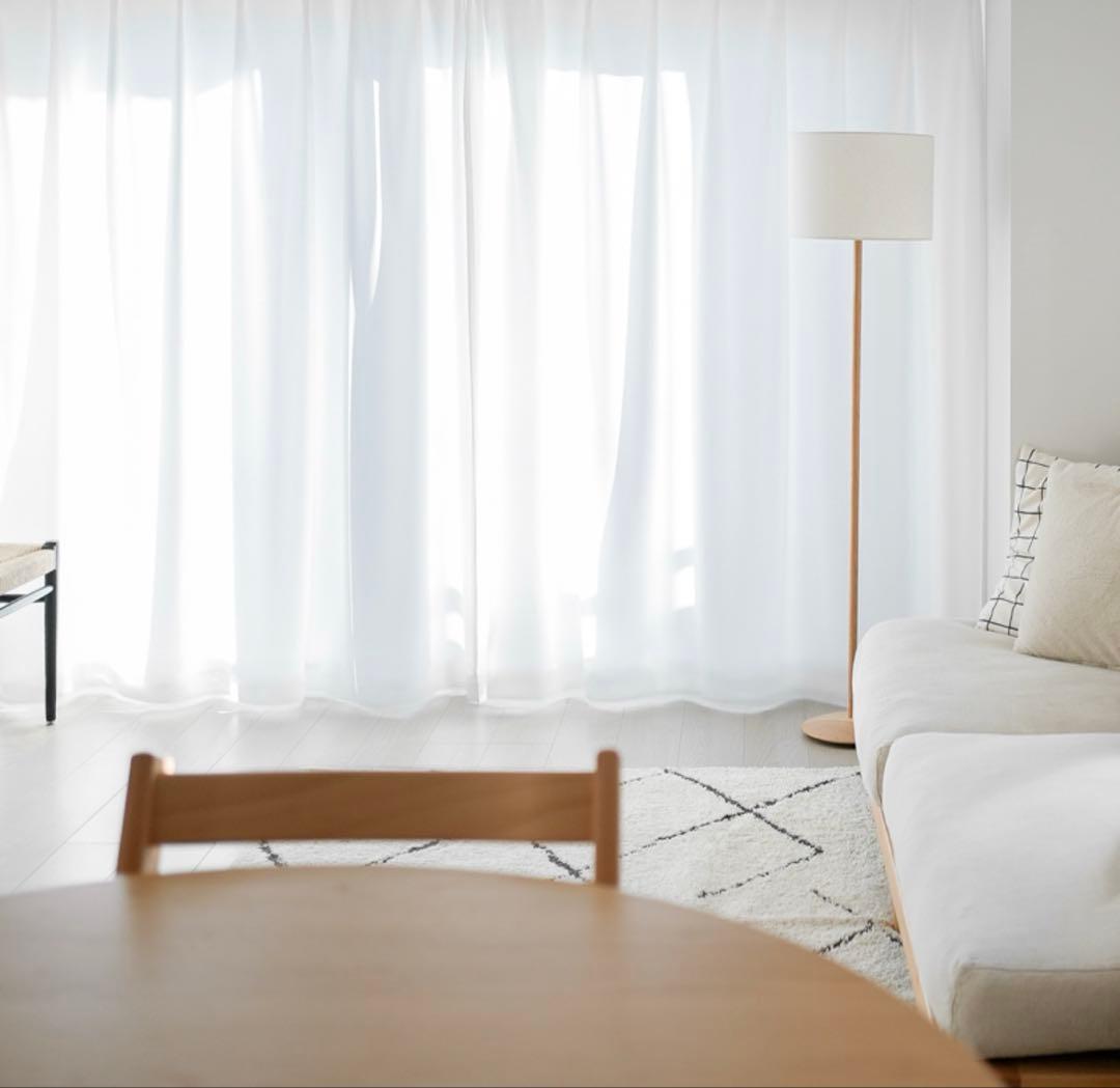 美品　リセノ　uvカット99%カーテン　SUNNY