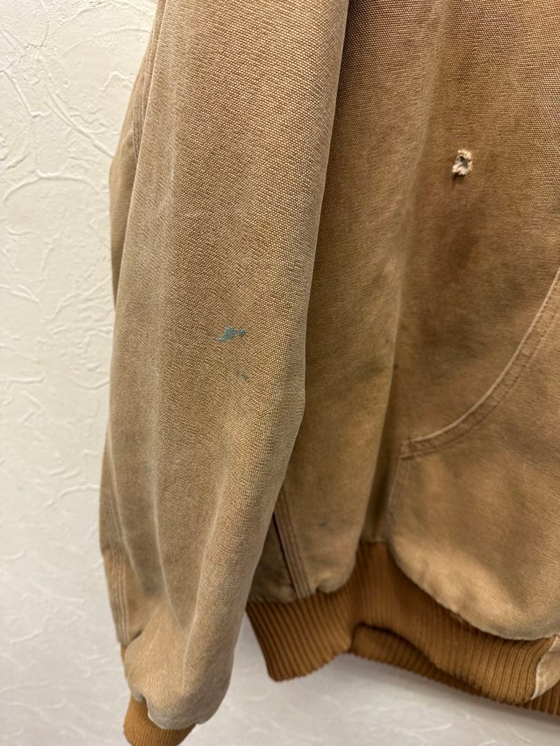 Carhartt アクティブジャケット J130 ブラウン 革タグ