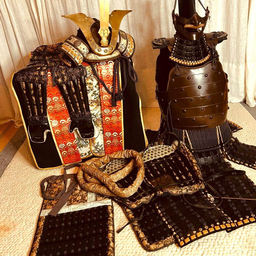 【eさま専用】『薩摩国住光忍十一代作』日本甲冑 当世具足『鎧 一式、陣羽織付』