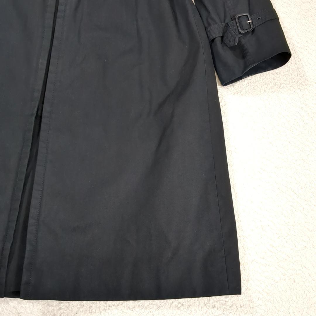 アクアスキュータム ライナー付トレンチコート 2way ベルト ブラック