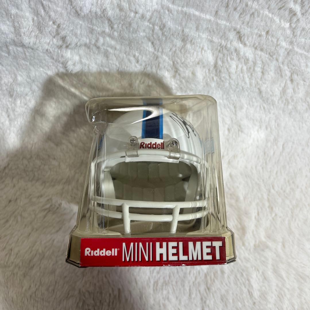 【美品】Riddell プロボウル ミニヘルメット サイン入り NFL