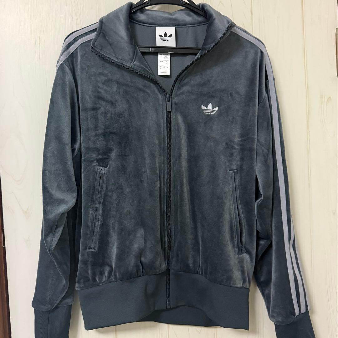 adidas ベロアトラックジャケット ジャージ