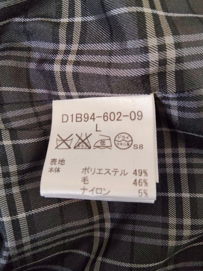 ✨美品✨バーバリーブラックレーベル　トレンチコート ライナー　ブラック　Ｌ