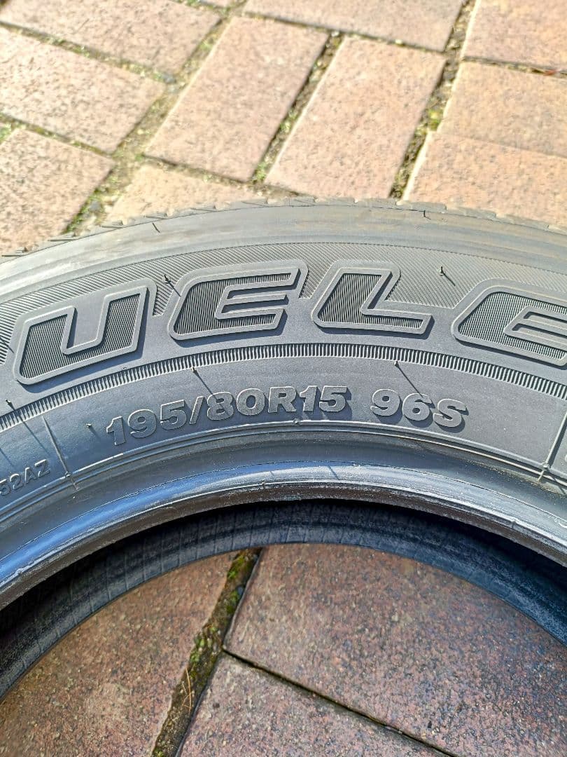 新車外し ジムニーノマド 2本タイヤセット 195/80R15