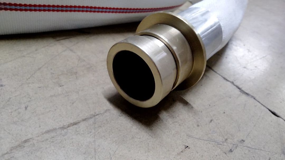 スプリームホース　報商製作所　40A×15m ３本　差込式金具　消防用散水ホース