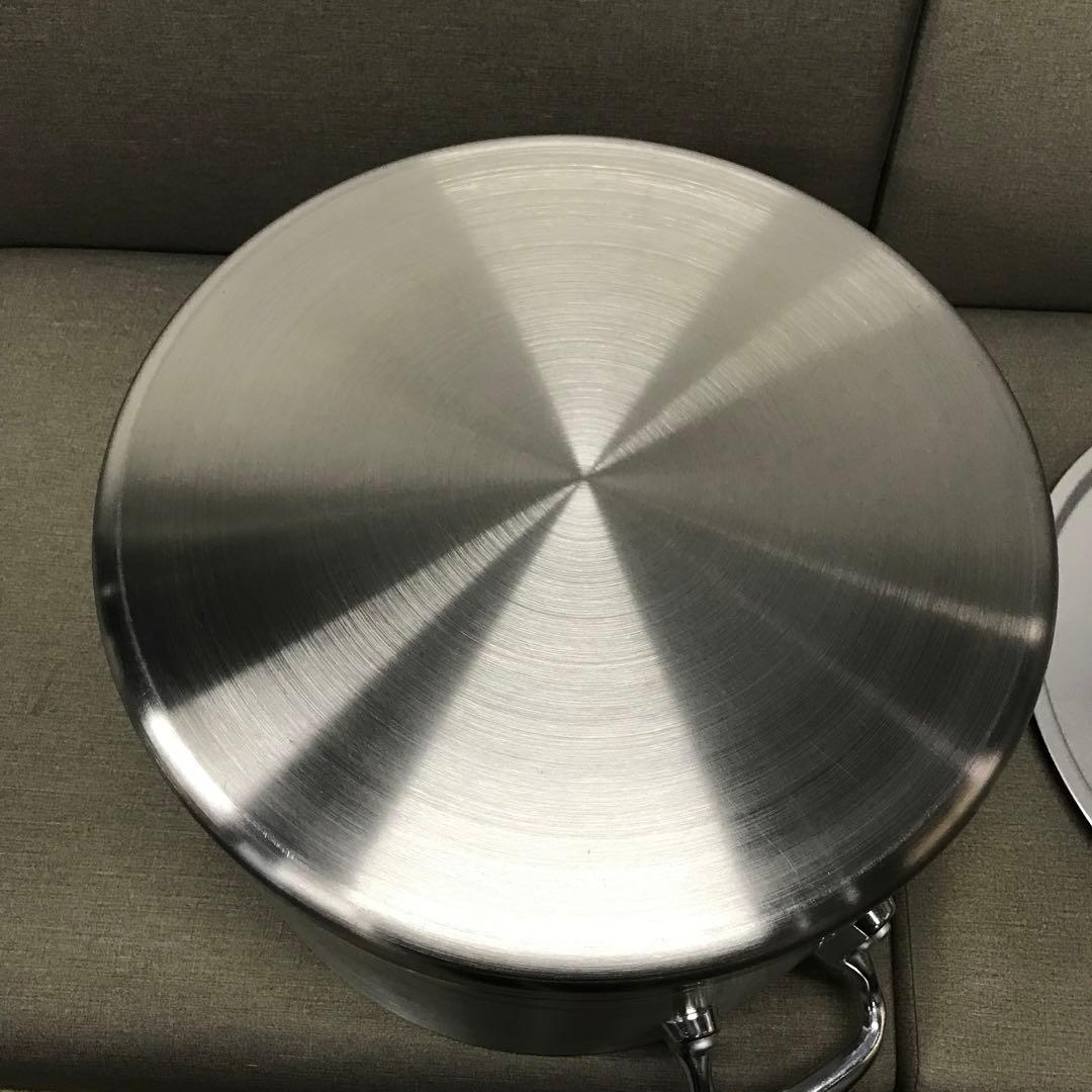 未使用保管品 半寸胴鍋 36cm 平和アルミ製作所 Pro Gourmet 蓋付