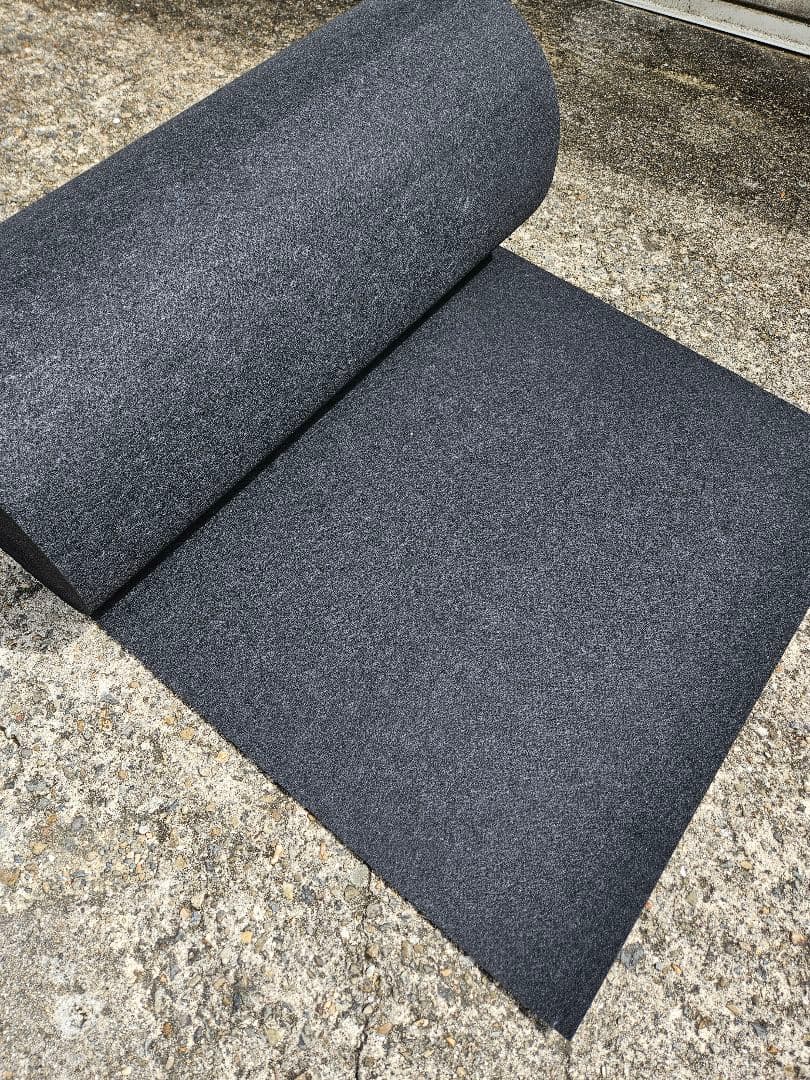 【新品】本格ポリエステル不織布 防草シート(ブラック)厚手　巾1m×30m