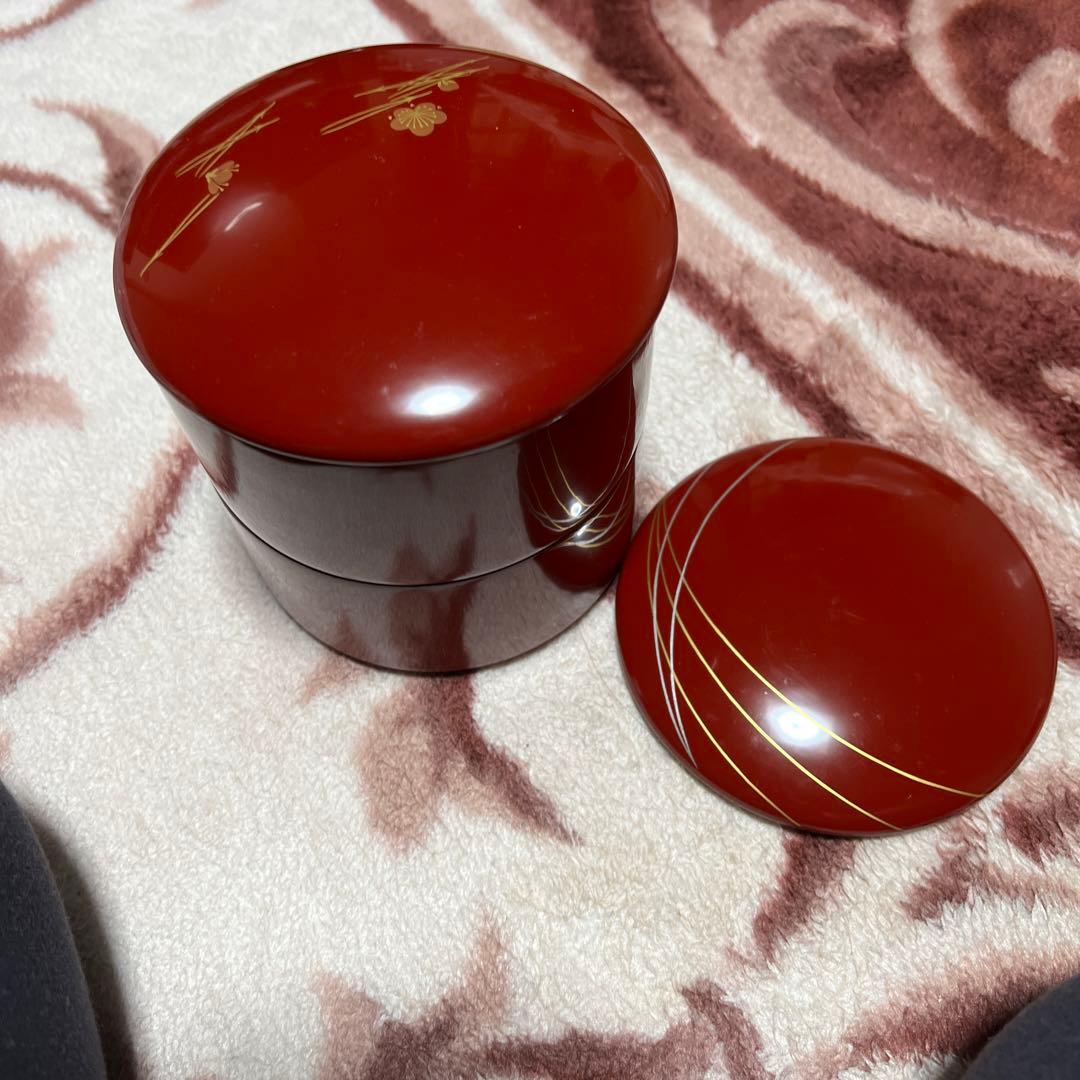 川連漆器　姫重　重なる　一段でも　本漆天然木純国産　曲げわっぱ