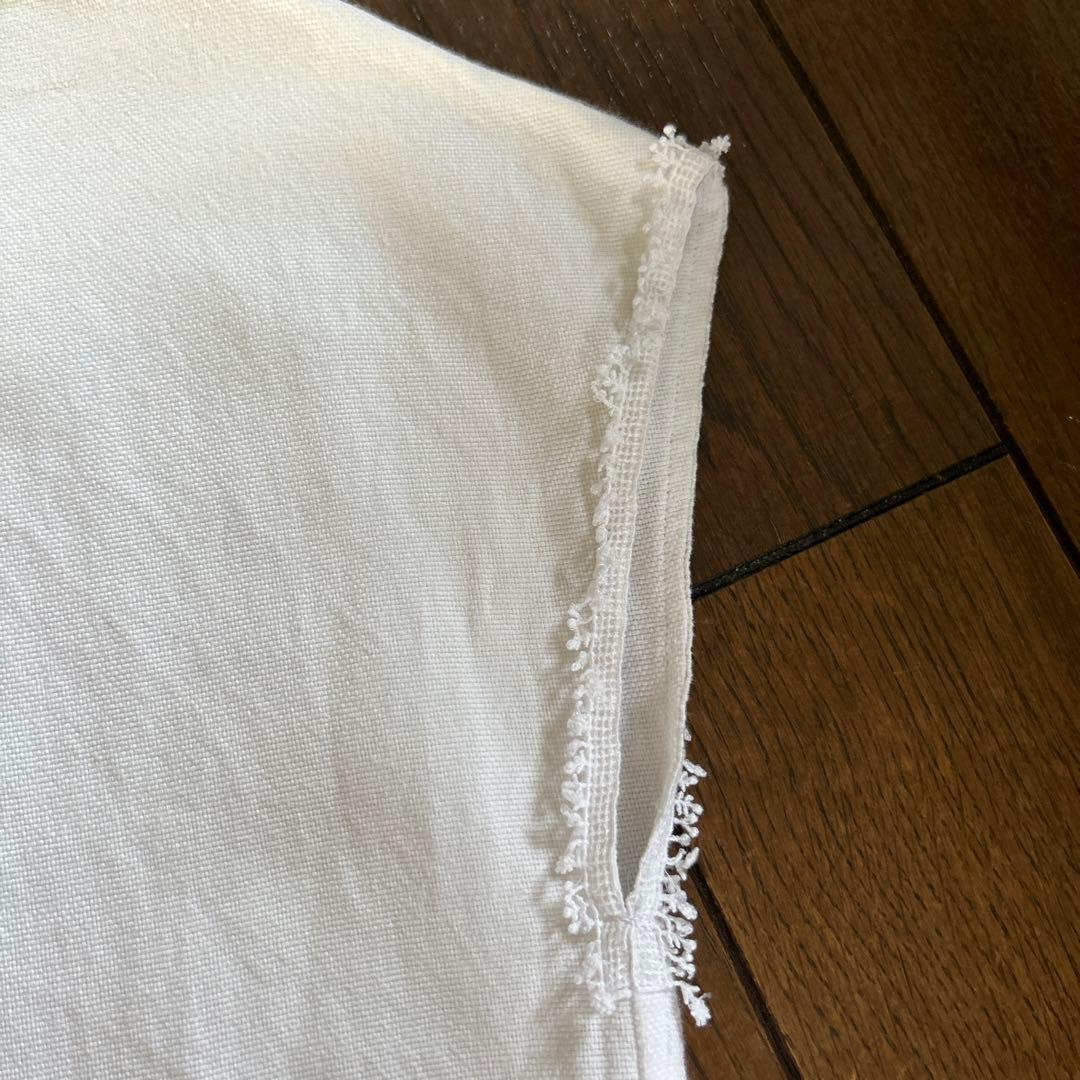 ミナペルホネン　丸襟ブラウス　フレンチスリーブブラウス　ミナペルホネンブラウス