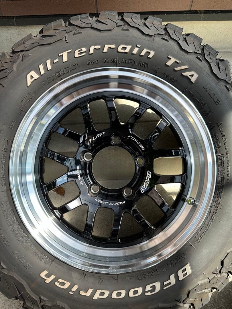 ジムニーシエラ・ノマド　レイズ　A LAP タイヤホイール5本