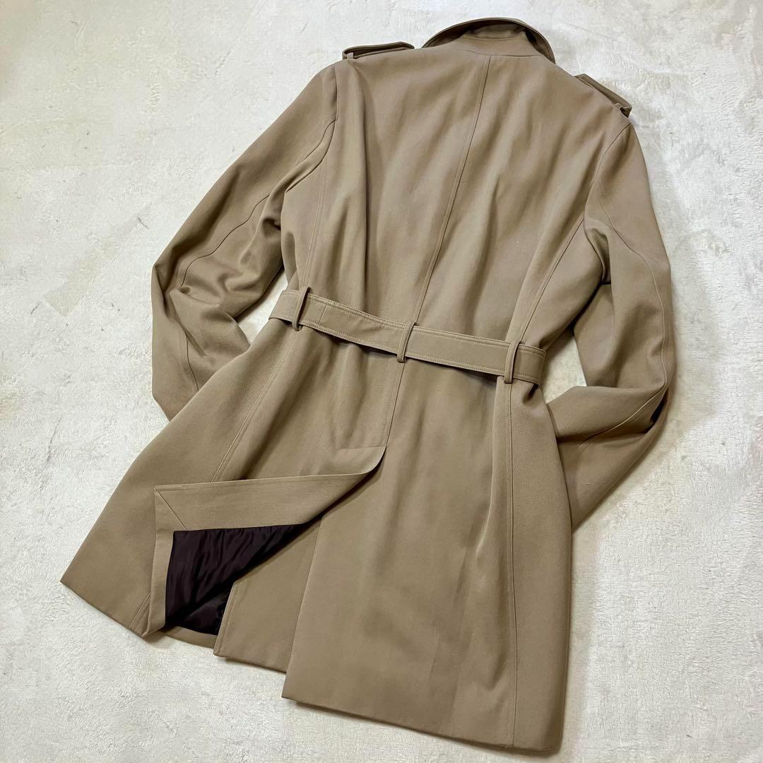 [未使用級]ラルディニー　トレンチコート　ウール　ベルト　プートニエール　48