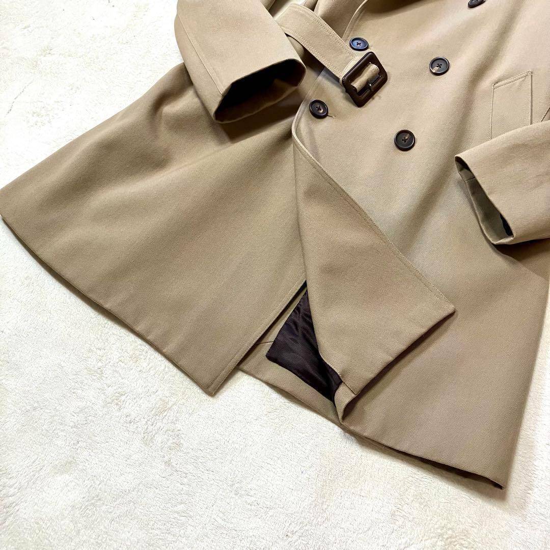 [未使用級]ラルディニー　トレンチコート　ウール　ベルト　プートニエール　48