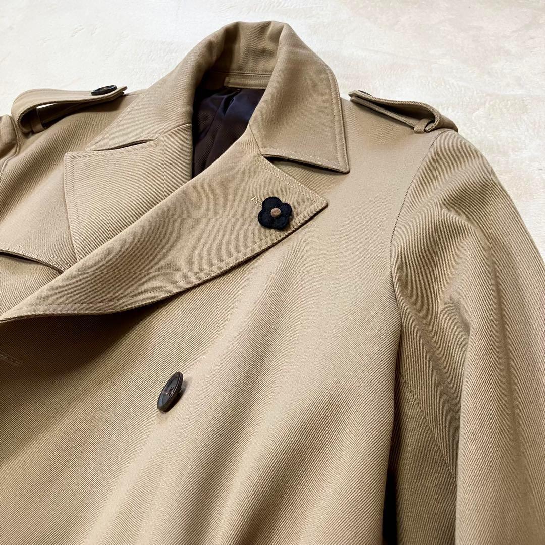 [未使用級]ラルディニー　トレンチコート　ウール　ベルト　プートニエール　48