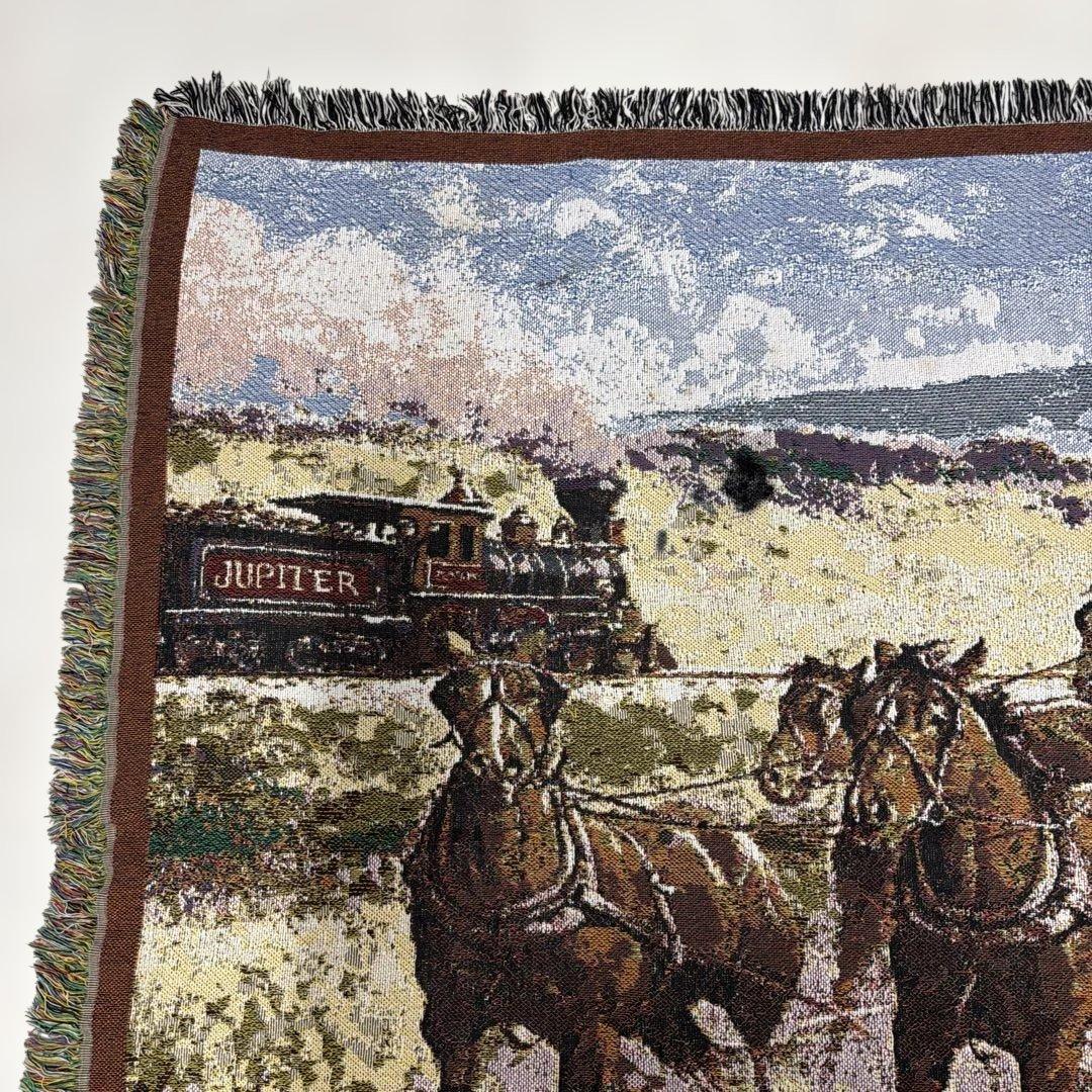 馬車　マルチカバー　ソファカバー　ヴィンテージラグ　132x175