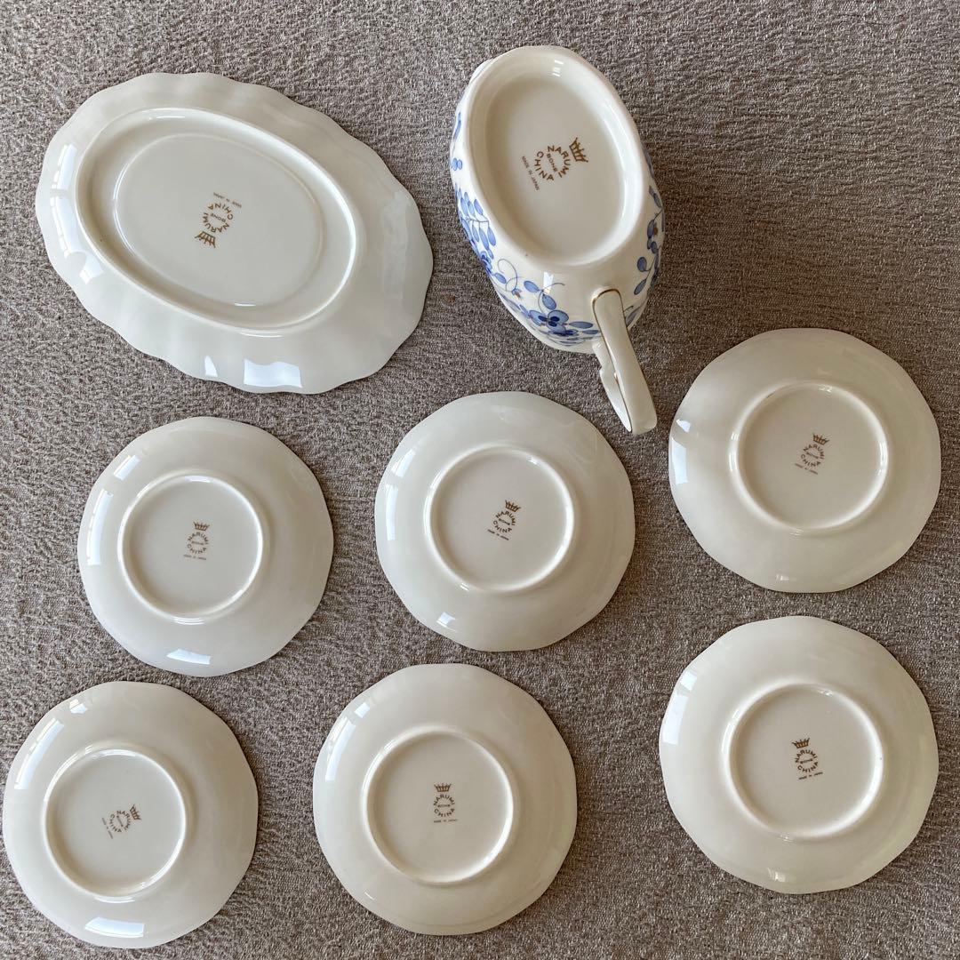 ミラノMilano　グレビーボート+小皿6枚　日本製