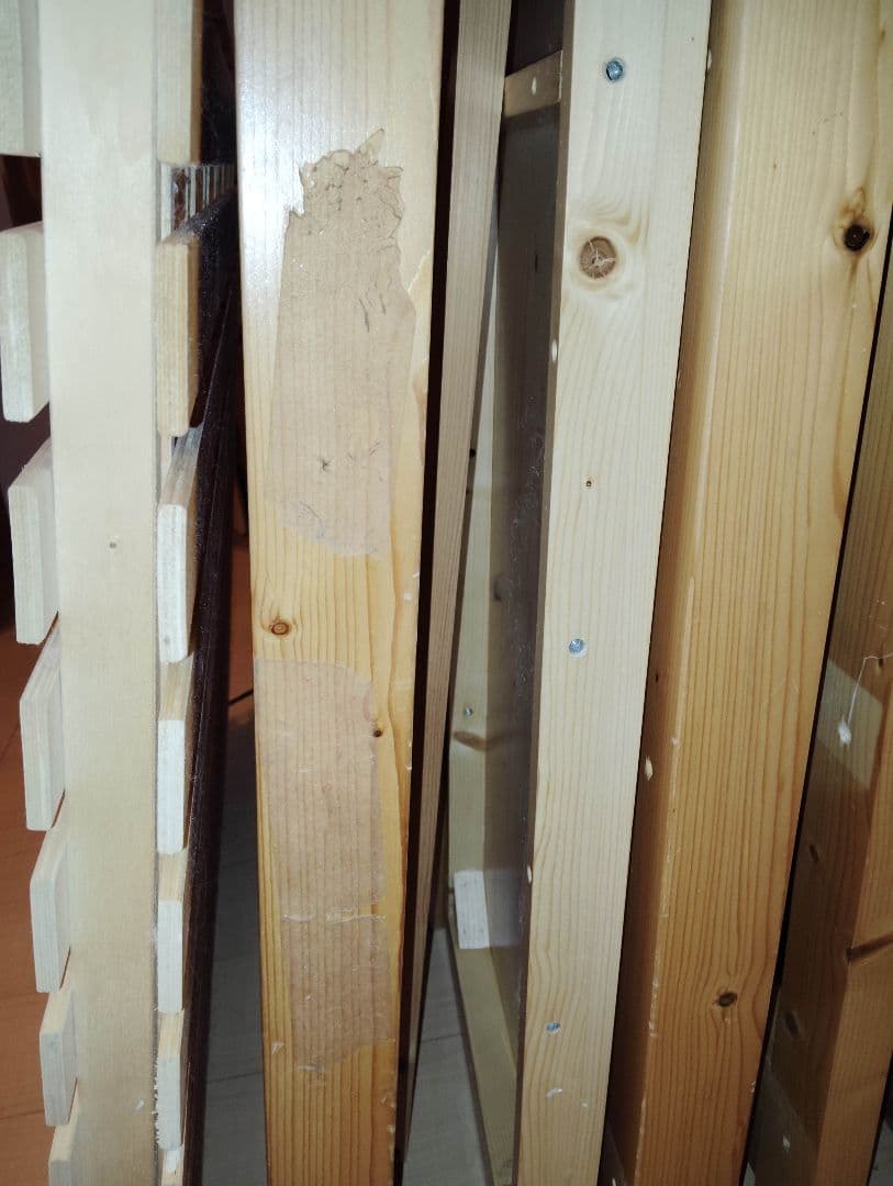 【かえでさま専用】木製ロフトベッド 251x105x180 cm