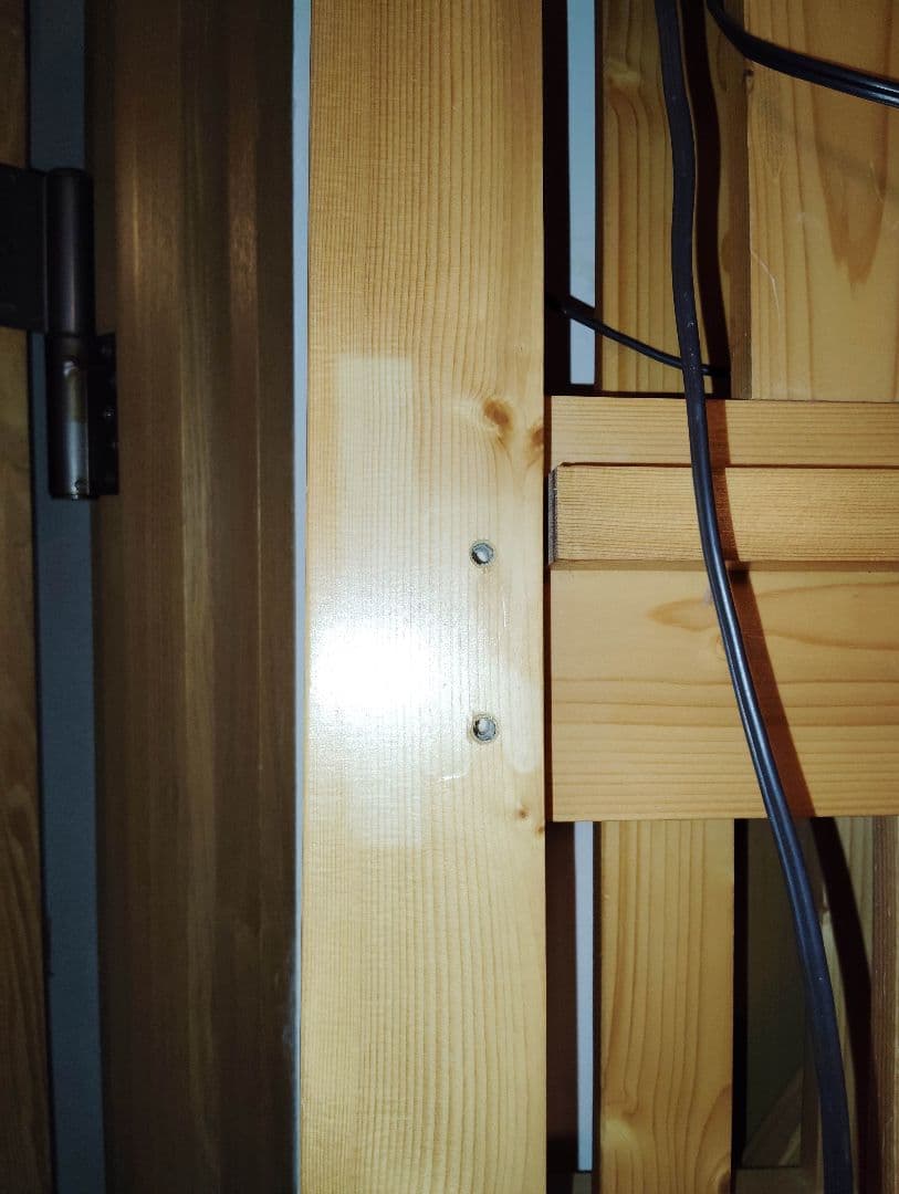 【かえでさま専用】木製ロフトベッド 251x105x180 cm