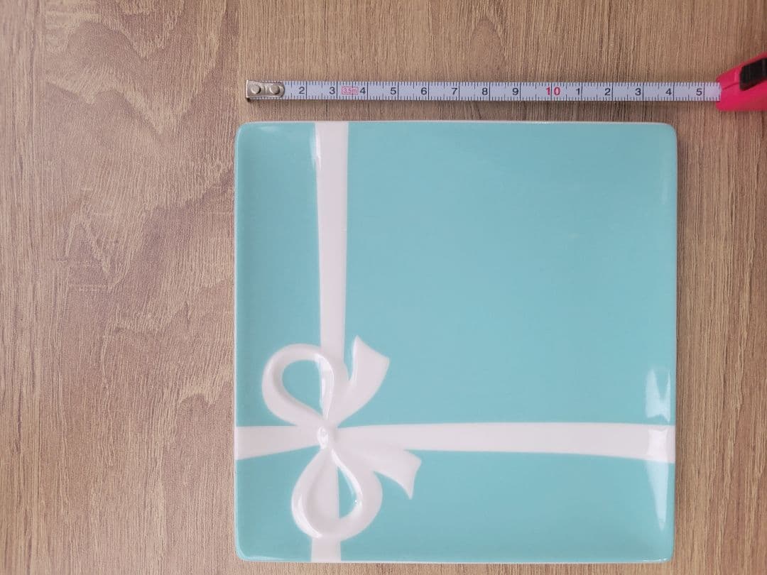 ティファニー　リボンデザイン プレート 2枚セット ティファニー　ペアグラス