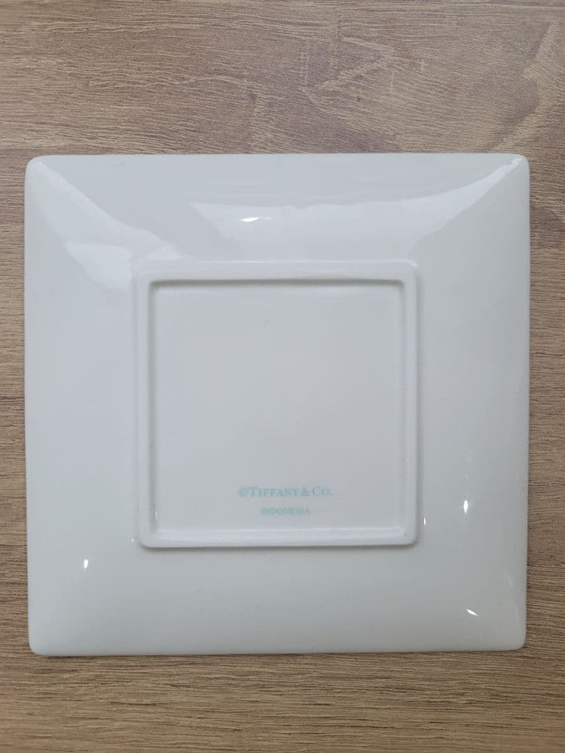 ティファニー　リボンデザイン プレート 2枚セット ティファニー　ペアグラス