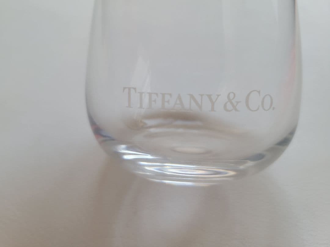 ティファニー　リボンデザイン プレート 2枚セット ティファニー　ペアグラス