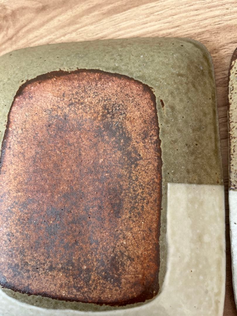 岩井窯　長角皿　2枚セット