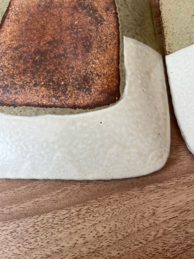 岩井窯　長角皿　2枚セット