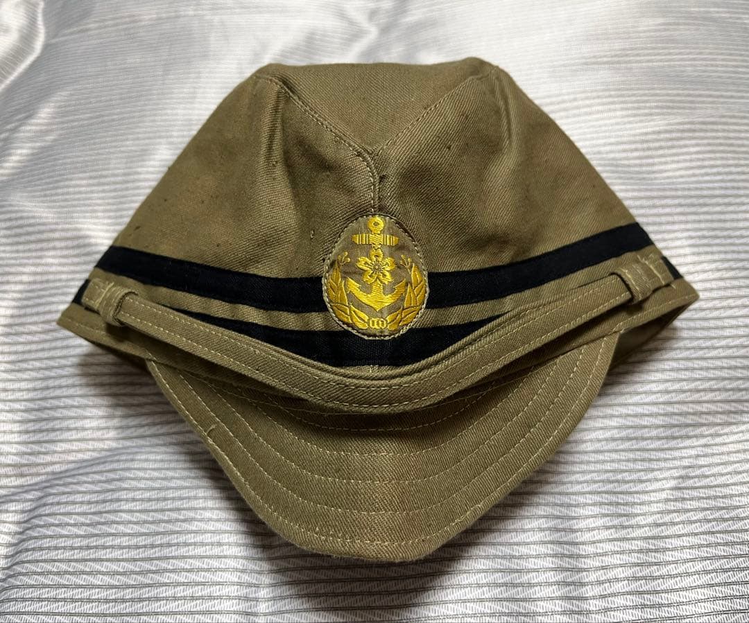古鷹屋製　日本海軍　准士官以上　三種軍装略帽