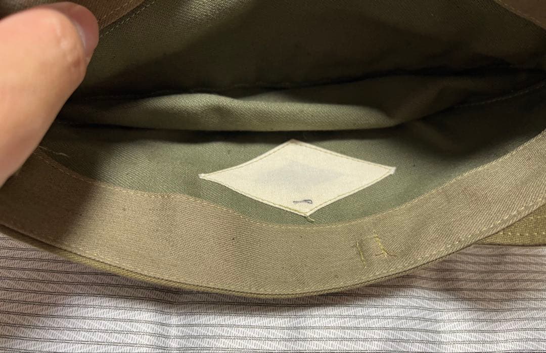 古鷹屋製　日本海軍　准士官以上　三種軍装略帽