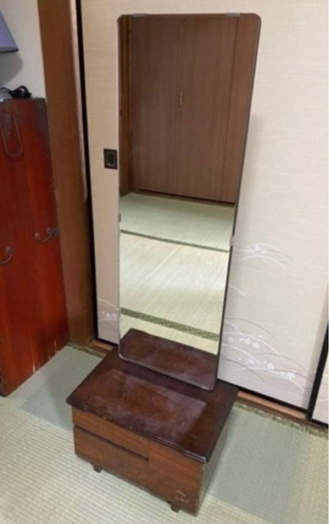 姿見鏡　レトロ