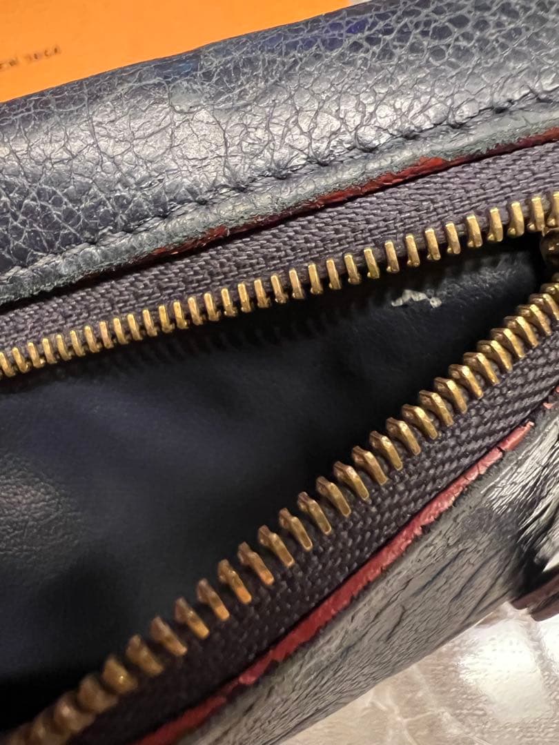 LOUIS VUITTON ルイヴィトン アンプラントネイビーカードケース