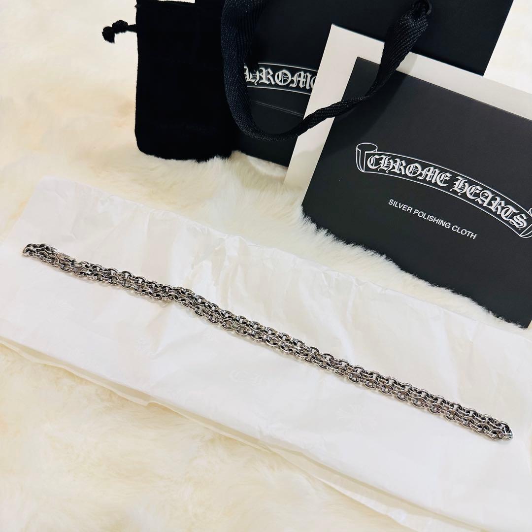 新品未使用クロムハーツ/ペーパーチェーン20インチ国内正規店購入インボイス写し可