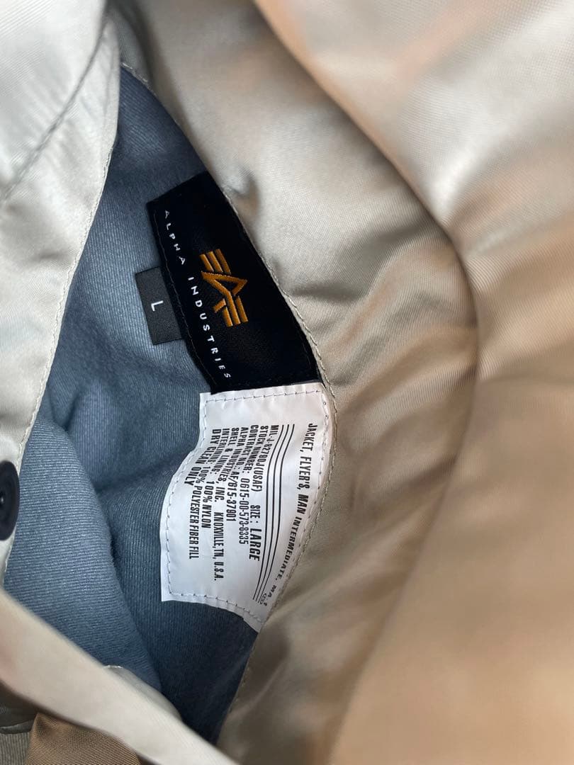 【ブライアン】ALPHA INDUSTRIES ma-1 マルチカラー