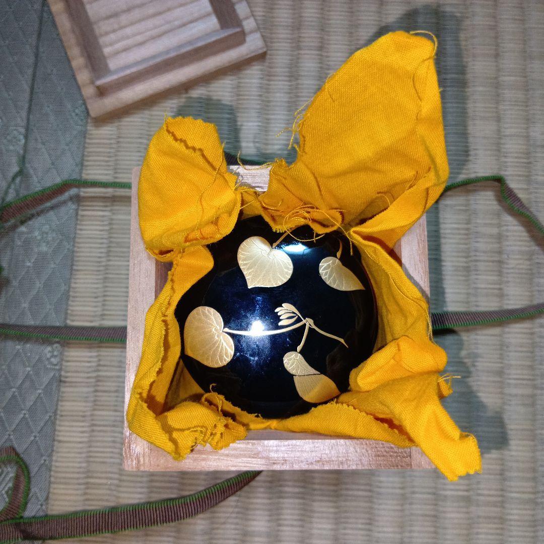 茶道具 棗 輪島塗 桂山作 葵蒔絵 共箱 共布