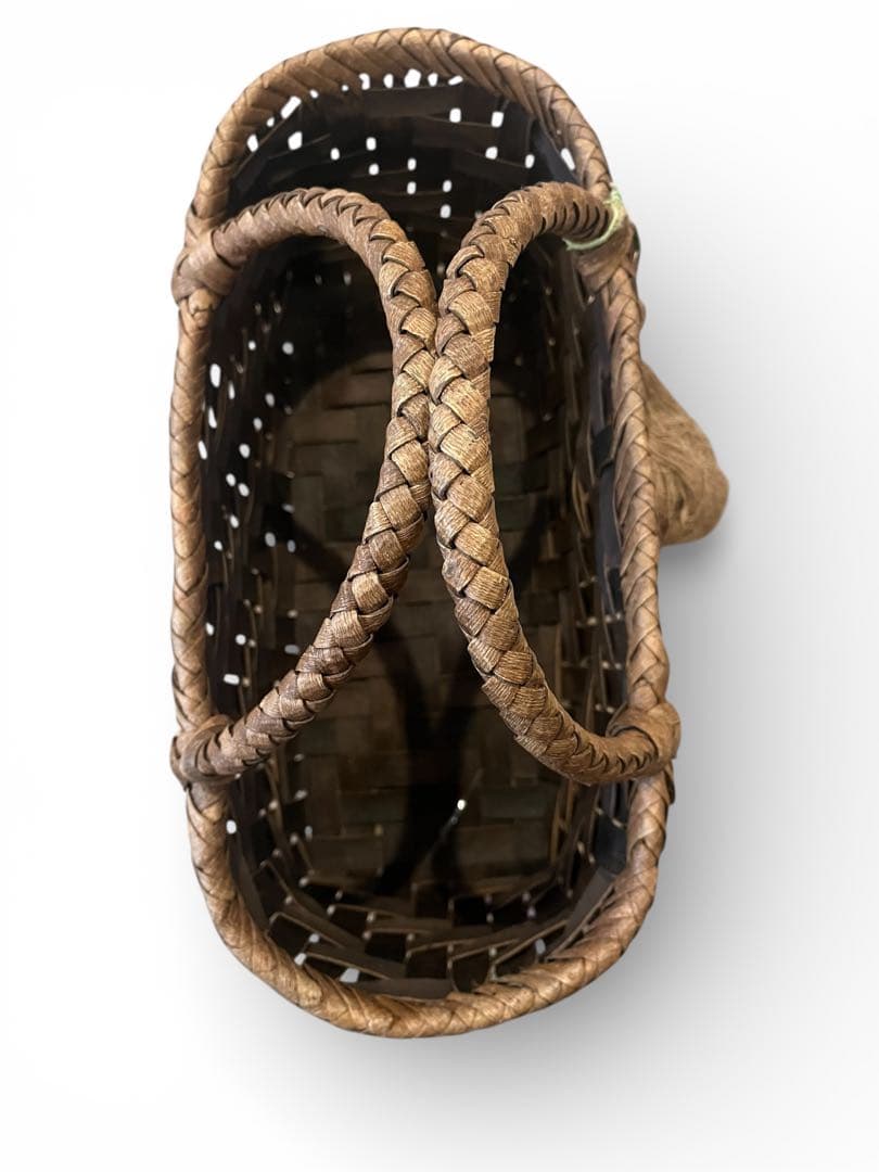 Kohoroで購入　月と木　くるみかごバッグ 中横型