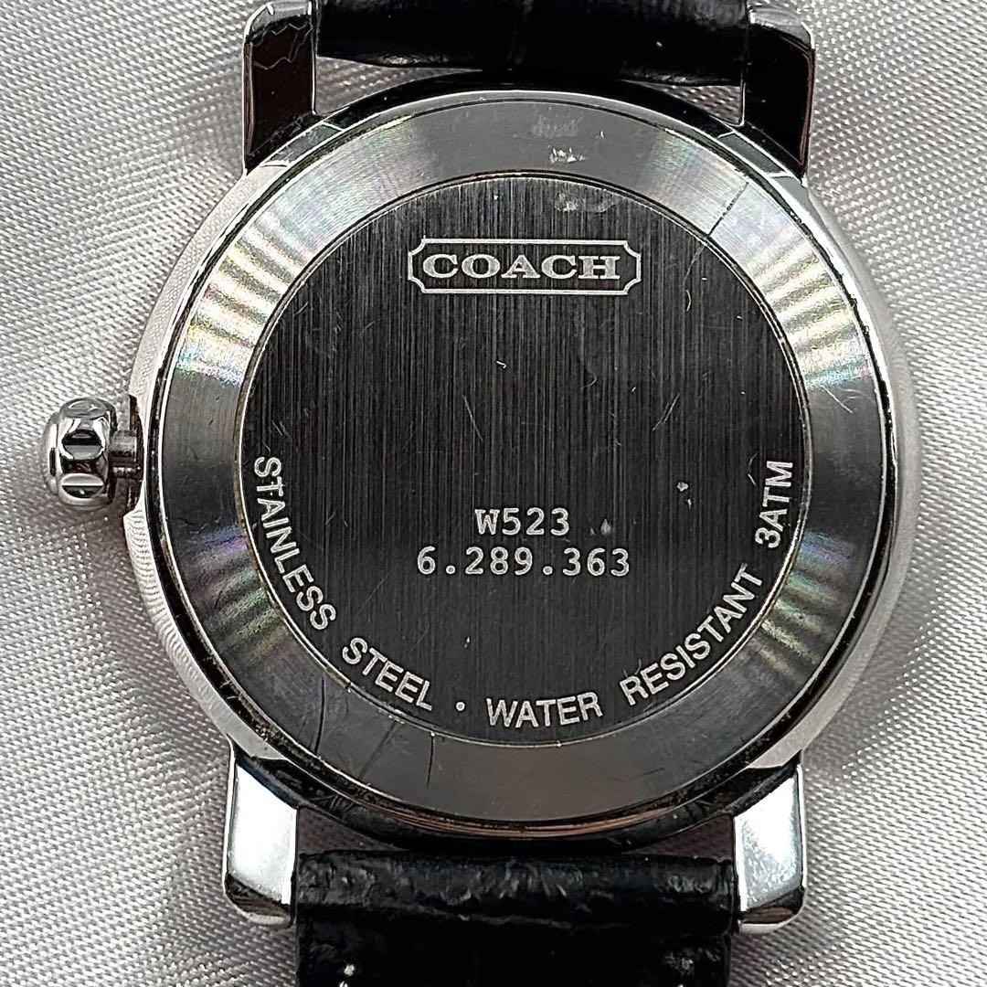 稼働品 COACH コーチ 腕時計 メンズ クォーツ シルバー y2k 0029