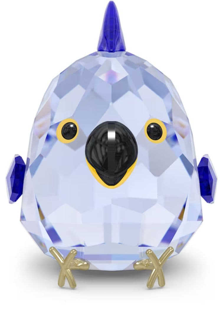 スワロフスキー コンゴウインコ ブルー 置物 バード 鳥 インコ 青