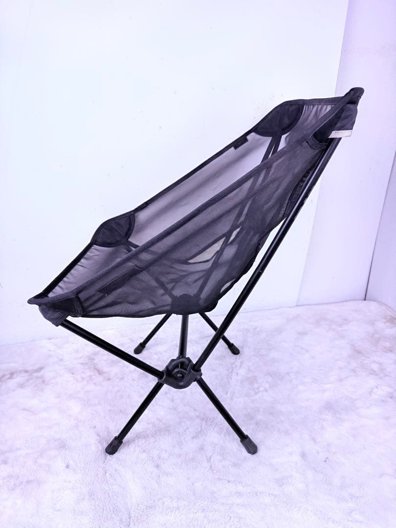 貴重品♪Helinoxヘリノックス コンフォートチェア メッシュ 黒 フレーム込