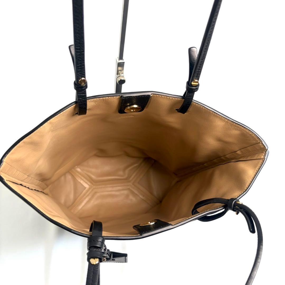 ジルサンダー トートバッグ　ブラック　レザー　JIL SANDER