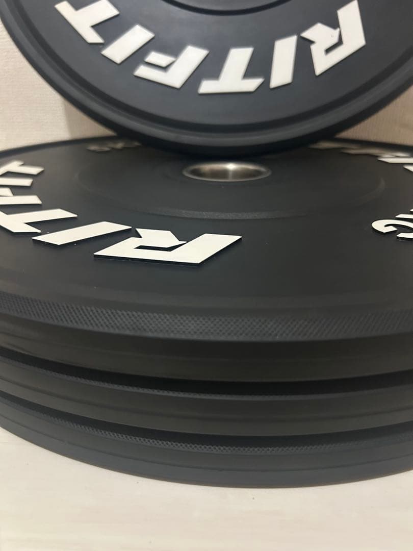 本日限定価格RITFIT バーベルプレート フルラバー 5KG 4枚