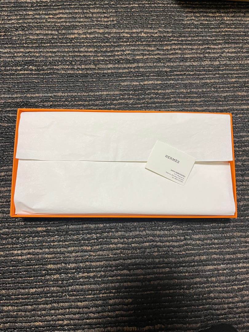 HERMES グレー レザー手袋　サイズ9