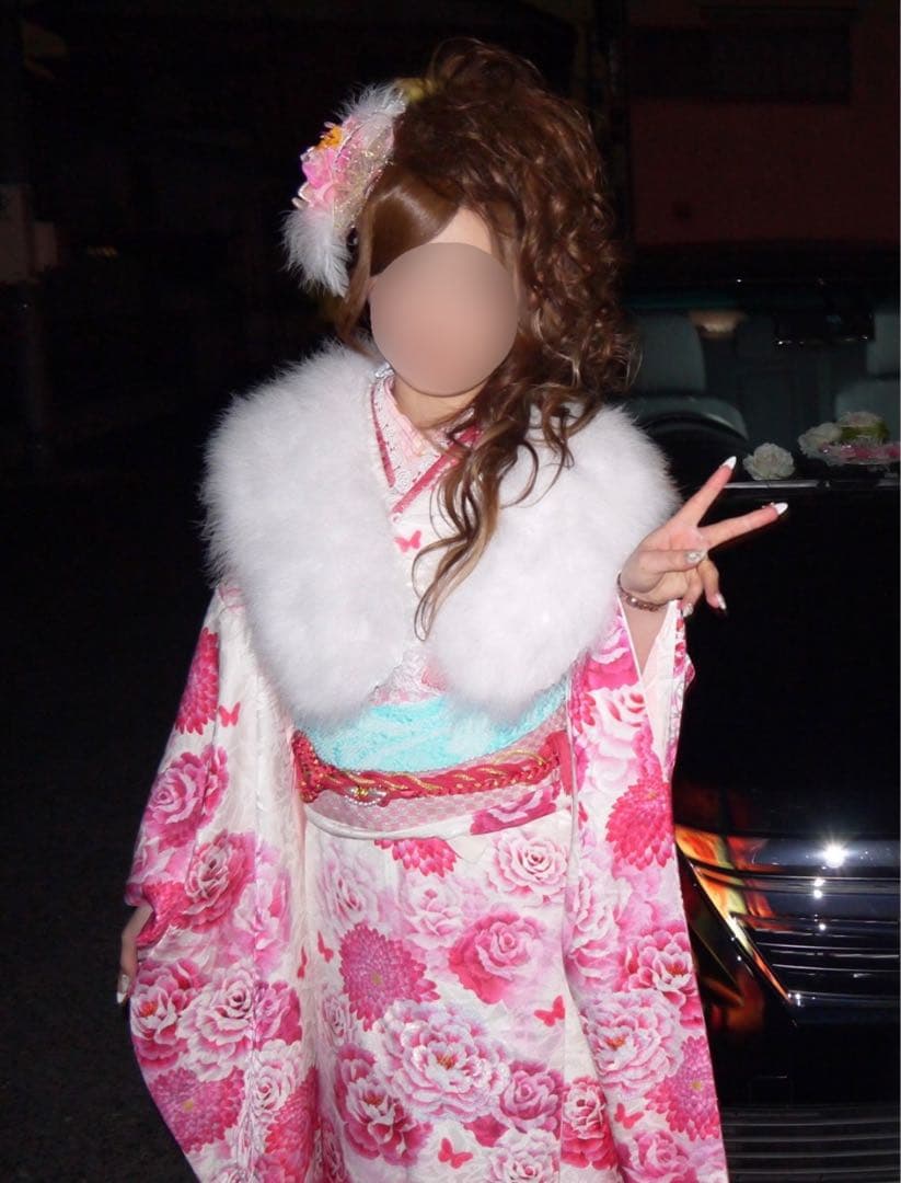 【再値下げ】一蔵　振袖　帯セット　薔薇　ピンク色