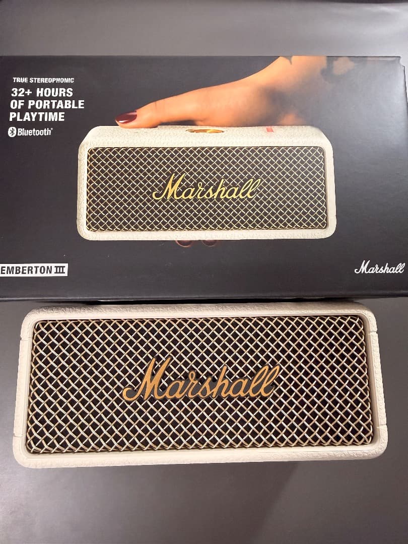 【箱あり美品】Marshall Emberton Ⅲ ホワイト　マーシャル