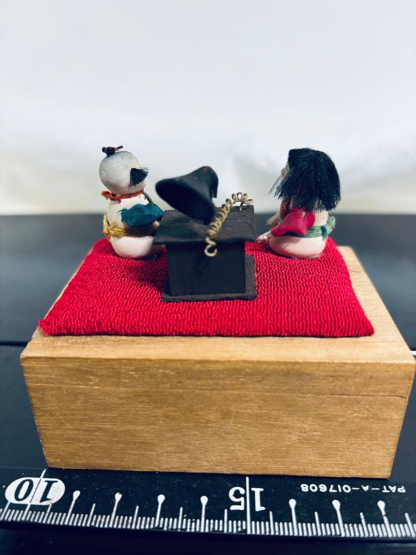 ❸アンティークはいはい人形童子たぬき蓄音機ダルマ大正レトロ 御所人形 まとめて